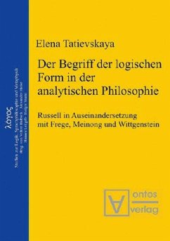 Der Begriff der logischen Form in der Analytischen Philosophie (eBook, PDF) - Tatievskaya, Elena