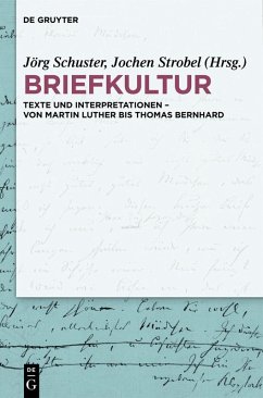 Briefkultur (eBook, PDF)