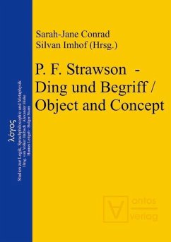 Cover P. F. Strawson - Ding und Begriff / Object and Concept (eBook, PDF)