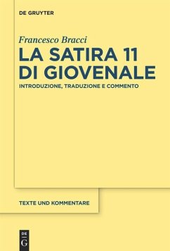 Cover La satira 11 di Giovenale (eBook, PDF)