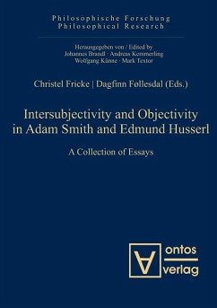 Intersubjectivity and Objectivity in Adam Smith and Edmund Husserl (eBook, PDF)