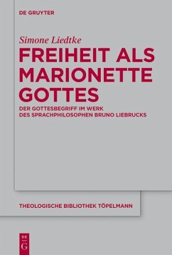 Freiheit als Marionette Gottes (eBook, PDF) - Liedtke, Simone