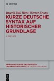 Kurze deutsche Syntax auf historischer Grundlage (eBook, PDF)