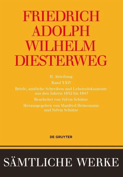 Briefe, amtliche Schreiben und Lebensdokumente aus den Jahren 1832 bis 1847 (eBook, ePUB) Briefe, amtliche Schreiben und Lebensdokumente aus den Jahren 1832 bis 1847 (eBook, ePUB)