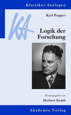 Karl Popper: Logik der Forschung (eBook, PDF)