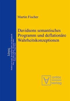 Davidsons semantisches Programm und deflationäre Wahrheitskonzeptionen (eBook, PDF) - Fischer, Martin