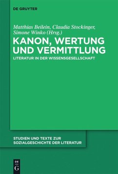 Kanon, Wertung und Vermittlung (eBook, PDF)