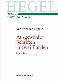 Ausgewählte Schriften in zwei Bänden (eBook, PDF) - Köppen, Karl Friedrich