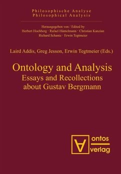 Ontology and Analysis (eBook, PDF) - Addis, Laird; Jesson, Greg; Tegtmeier, Erwin