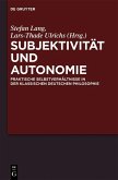 Subjektivität und Autonomie (eBook, PDF)