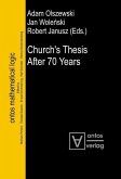 Church's Thesis After 70 Years (eBook, PDF)