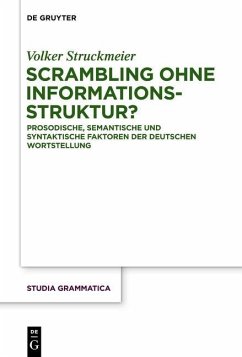 Scrambling ohne Informationsstruktur? (eBook, PDF) - Struckmeier, Volker
