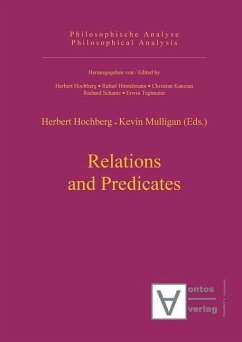 Relations and Predicates (eBook, PDF) - Hochberg, Herbert; Mulligan, Kevin