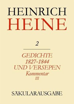 Cover Gedichte 1827-1844 und Versepen. Kommentar III (eBook, PDF)