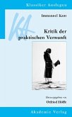 Immanuel Kant: Kritik der praktischen Vernunft (eBook, PDF)