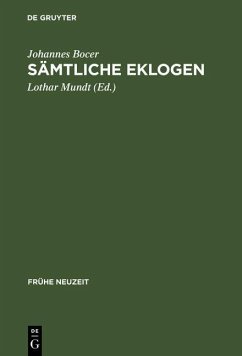 Cover Sämtliche Eklogen (eBook, PDF)