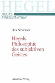 Hegels Philosophie des subjektiven Geistes (eBook, PDF)
