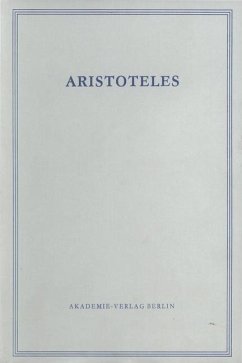 Flashar, Hellmut; Rapp, Christof: Aristoteles - Staat der Athener, BAND 10/I (eBook, PDF)