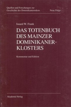 Cover Das Totenbuch des Mainzer Dominikanerklosters (eBook, PDF)