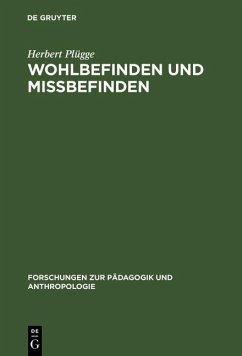 Cover Wohlbefinden und Missbefinden (eBook, PDF)