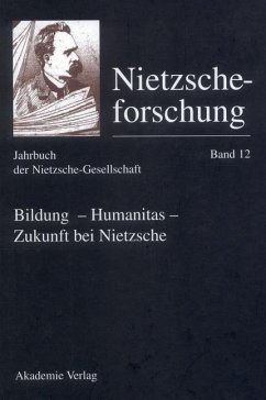 Cover Bildung - Humanitas - Zukunft bei Nietzsche (eBook, PDF)