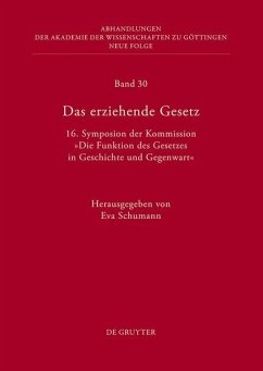 Das erziehende Gesetz (eBook, PDF)