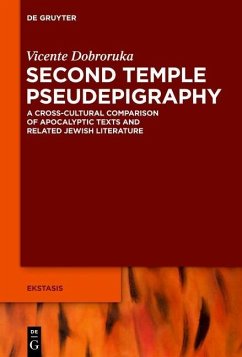 Second Temple Pseudepigraphy (eBook, PDF) - Dobroruka, Vicente