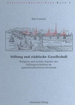 Stiftung und städtische Gesellschaft (eBook, PDF) - Lusiardi, Ralf