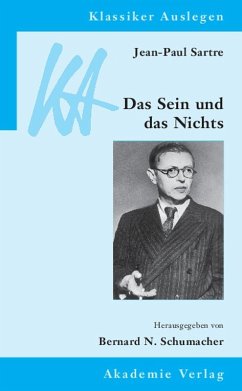 Jean-Paul Sartre: Das Sein und das Nichts (eBook, PDF)