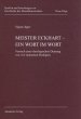 Meister Eckhart - ein Wort im Wort... - Bild 1