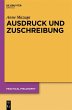 Ausdruck und Zuschreibung (eBook, PDF) - Bild 1