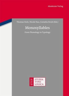 Monosyllables (eBook, PDF)