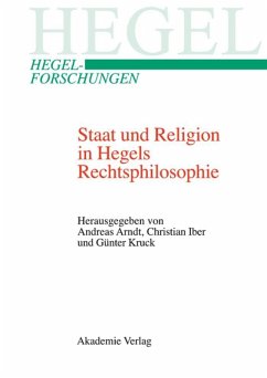 Staat und Religion in Hegels Rechtsphilosophie (eBook, PDF)