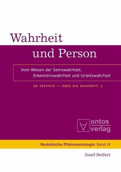 Wahrheit und Person (eBook, PDF)