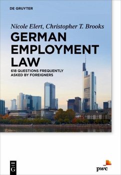 German Employment Law (eBook, PDF) - Elert, Nicole; Brooks, Christopher T.