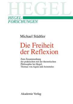 Die Freiheit der Reflexion (eBook, PDF) - Städtler, Michael