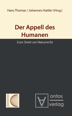 Cover Der Appell des Humanen (eBook, PDF)
