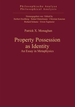 Property Possession as Identity (eBook, PDF) - Monaghan, Patrick X.