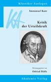 Immanuel Kant: Kritik der Urteilskraft (eBook, PDF)
