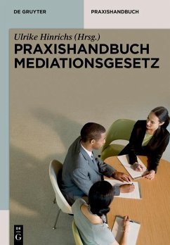 Praxishandbuch Mediationsgesetz (eBook, ePUB)