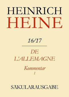De l'Allemagne. Kommentar. Teilband I (eBook, PDF)