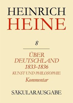 Cover Über Deutschland 1833-1836. Aufsätze über Kunst und Philosophie. Kommentar (eBook, PDF)