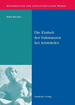 Die Einheit der Substanzen bei Aristoteles (eBook, PDF) - Rhenius, Ralph
