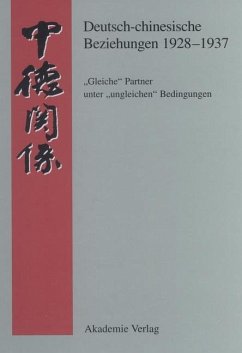 Cover Deutsch-chinesische Beziehungen 1928-1937 (eBook, PDF)