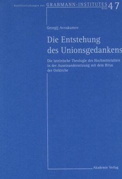 Die Entstehung des Unionsgedankens (eBook, PDF) - Avvakumov, Yury Georgij