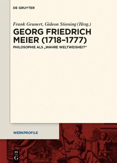 Georg Friedrich Meier (1718-1777) (eBook, ePUB)