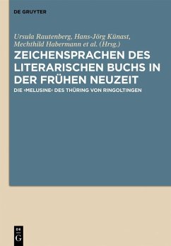 Zeichensprachen des literarischen Buchs in der frühen Neuzeit (eBook, PDF)