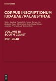 Corpus Inscriptionum Iudaeae/Palaestinae - Volume 3 Southcoast (eBook, PDF)