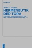Hermeneutik der Tora (eBook, PDF)