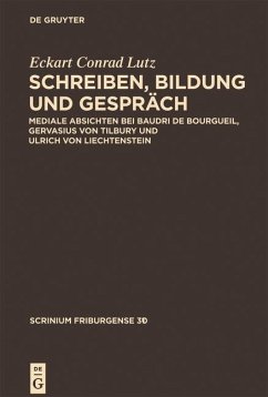 Schreiben, Bildung und Gespräch (eBook, PDF) - Lutz, Eckart Conrad